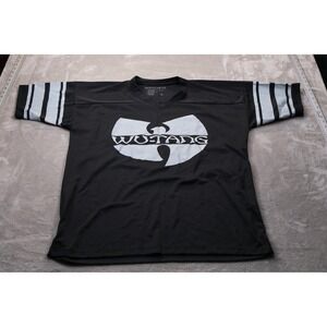 Wu-Tang Clan Shirt Mens Large Black Mesh Jersey CREAM 97 Hip Hop Rap Logo